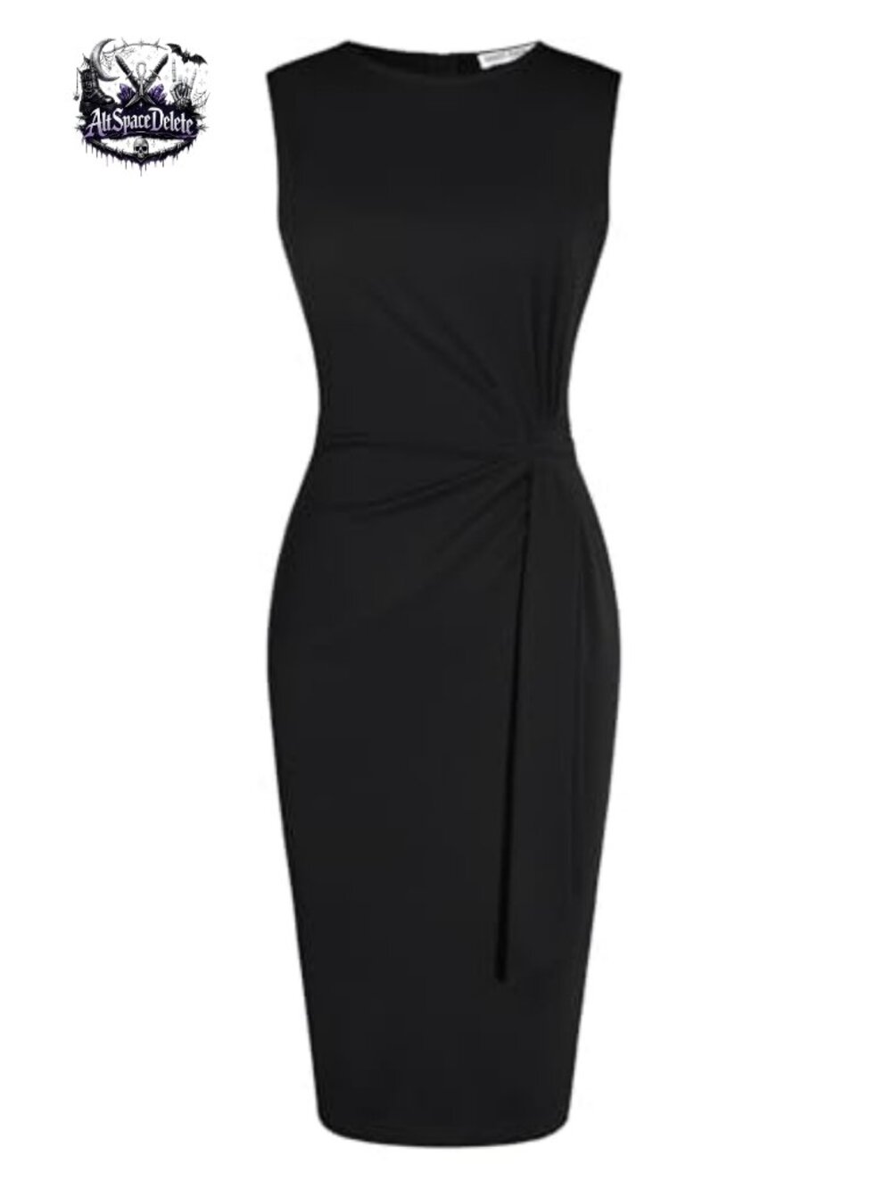 Sleeveless Bodycon Sheath Midi Work Dress Business Cocktail